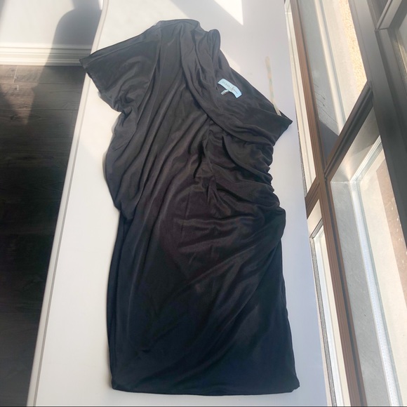 🌟 Guess Marciano Asymmetrical One Shoulder Dress - Picture 2 of 7